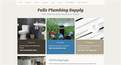 Desktop Screenshot of fallsplumbingsupply.com